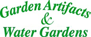 Garden Artifacts &amp; Water Gardens Logo